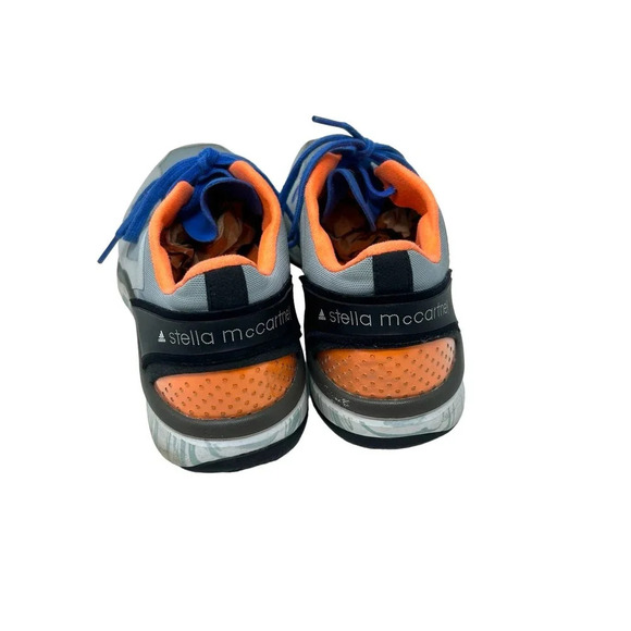 Adidas by Stella McCartney Alayta Sneakers Exercise Blue Laces Gray Size 8.5 - Picture 5 of 7